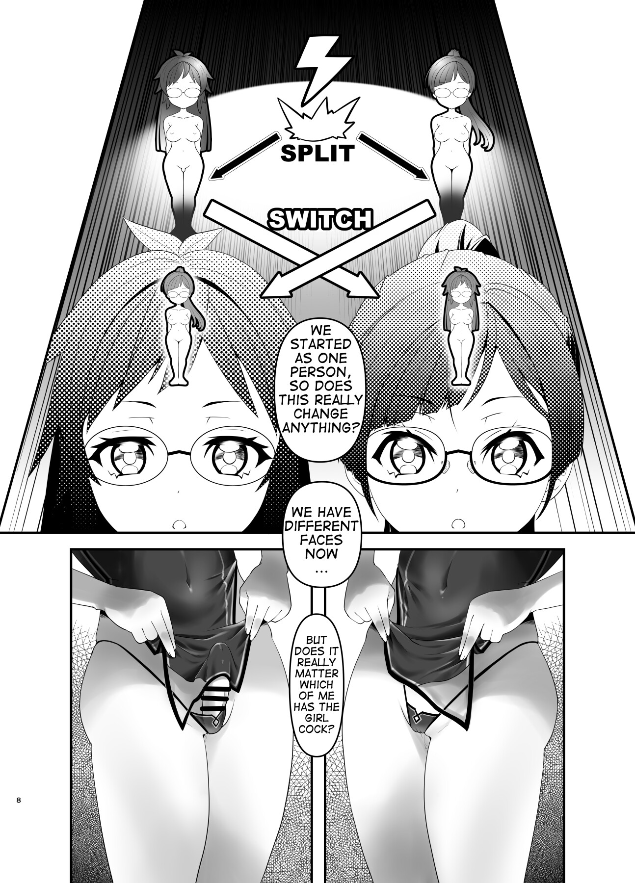 Hentai Manga Comic-The Story of How I Split Up and TS In a Different World Ch 5-Read-6